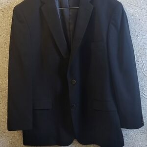 Pierre Laurant, Men Black Suit, High Tech Fabric 150's,‎ Business,Party, 44R/38W